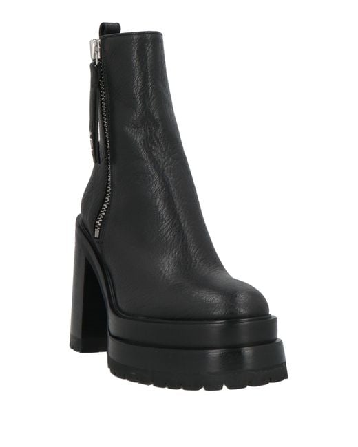 Agl Attilio Giusti Leombruni Black Ankle Boots Leather