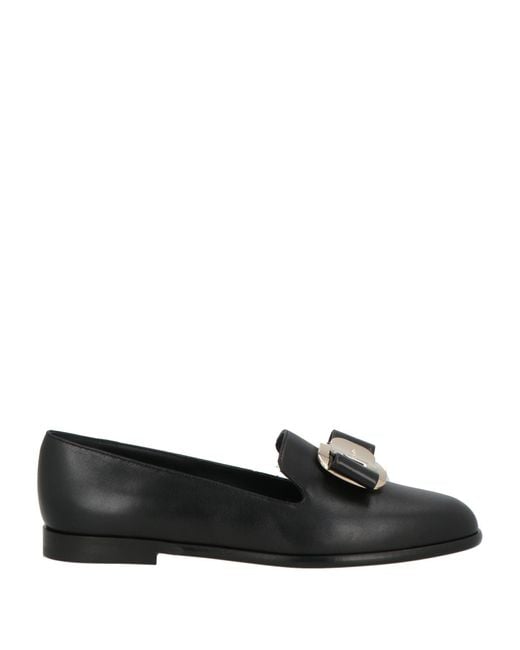 Ferragamo Black Mokassin