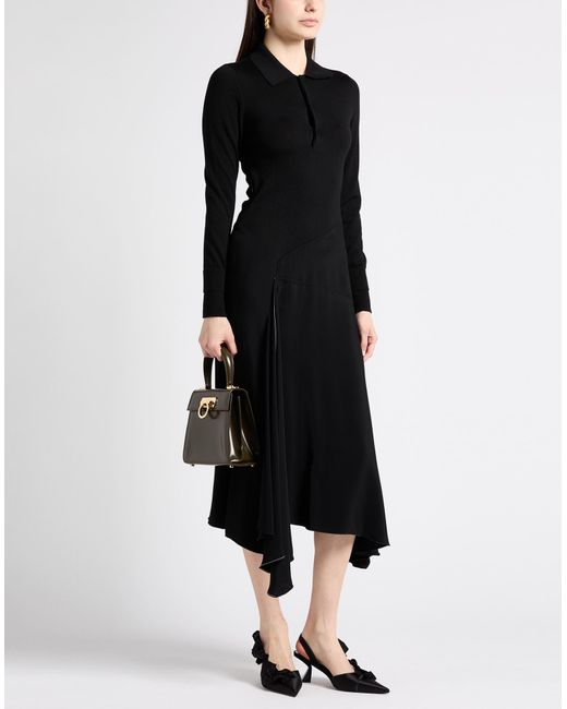 Victoria Beckham Black Maxi-Kleid
