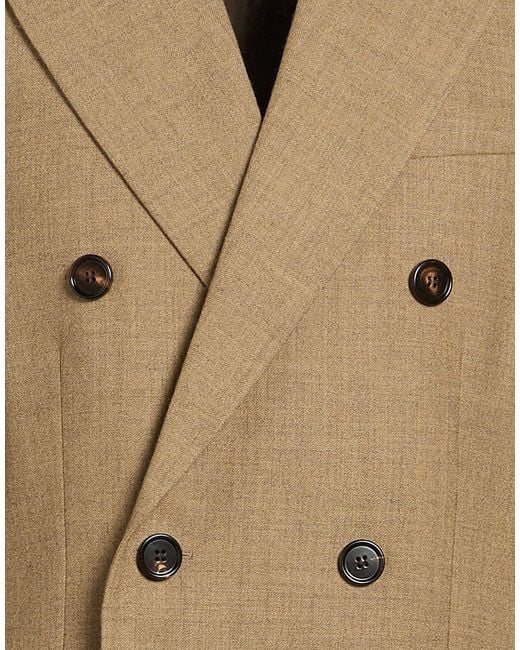 Burberry Natural Sand Blazer Wool for men