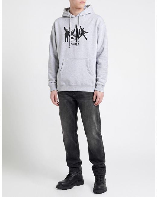 Pleasures Gray Sweatshirts for men