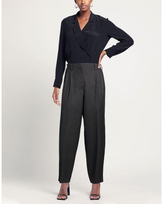 Givenchy Black Charcoal Pants Wool