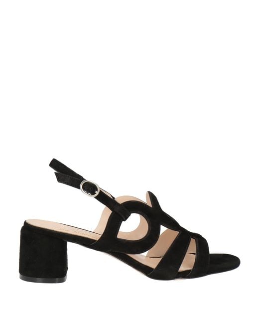 J.A.P. JOSE ANTONIO PEREIRA Black Sandals