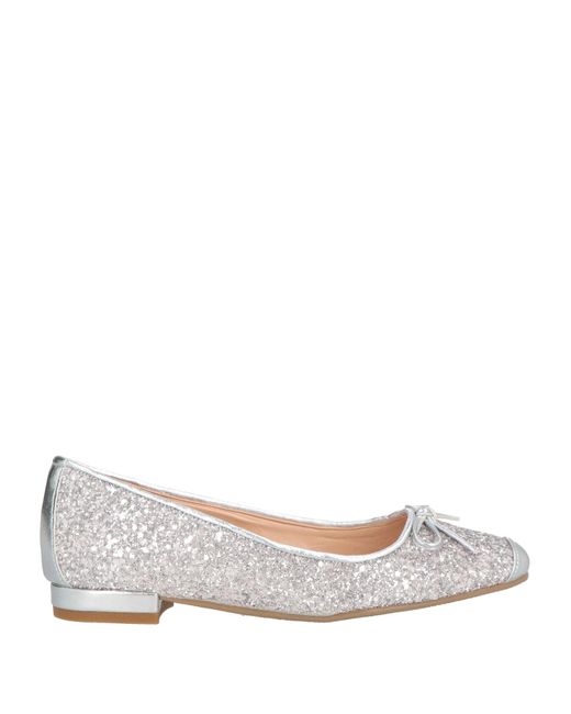 Divine Follie White Ballet Flats