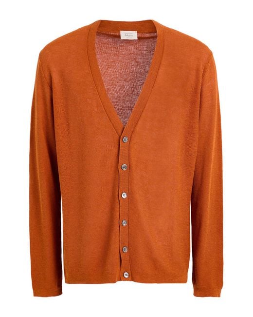 Daniele Fiesoli Orange Cardigans for men