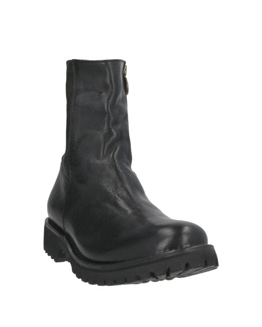 Fiorentini + Baker Black Ankle Boots Leather