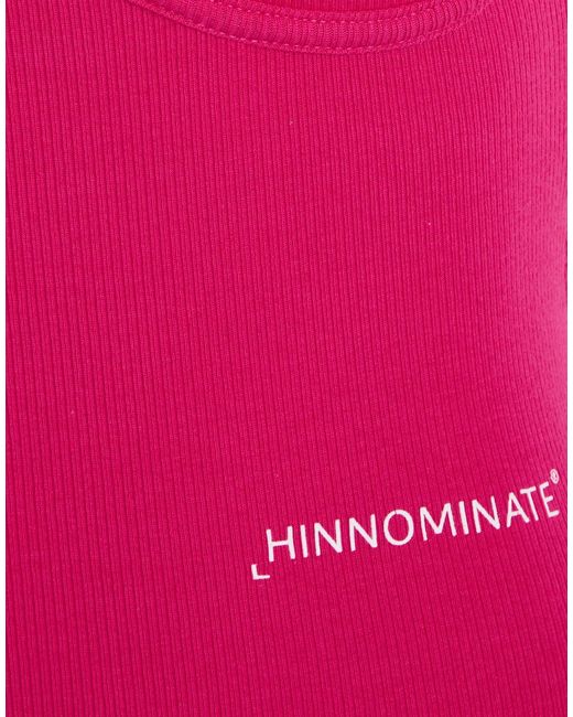 hinnominate Pink Fuchsia Bodysuit Cotton, Elastane