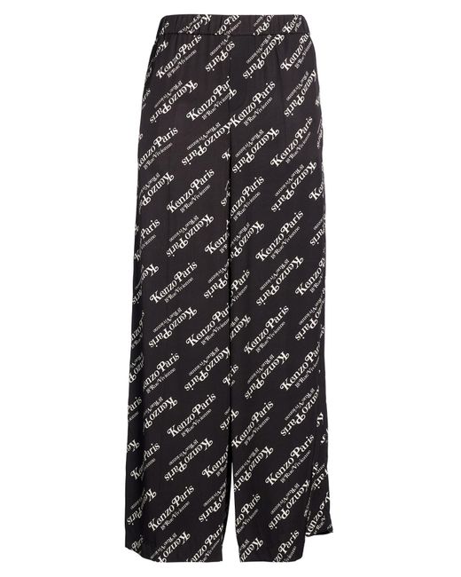 KENZO Black Pants Viscose