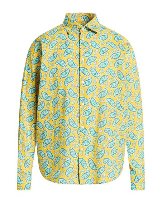 Manuel Ritz Yellow Shirts for men