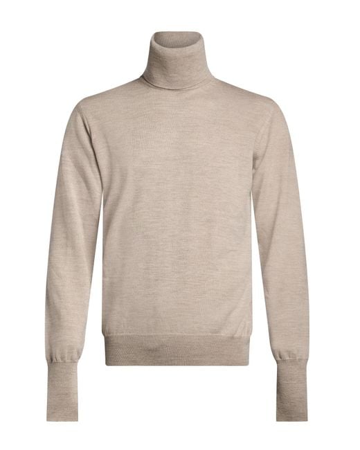Alpha Studio Natural Turtlenecks for men