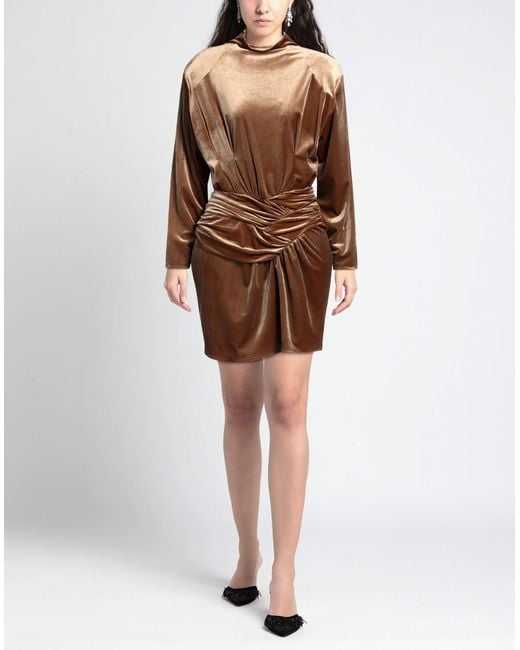 New Arrivals Brown Mini-Kleid