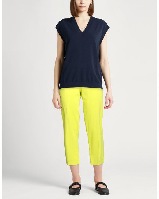 Jucca Yellow Pants Viscose, Elastane