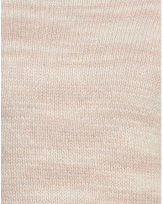 The Elder Statesman White Blush Turtleneck Cashmere