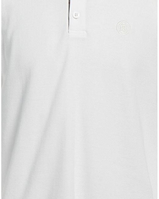 Burberry Poloshirt in White für Herren