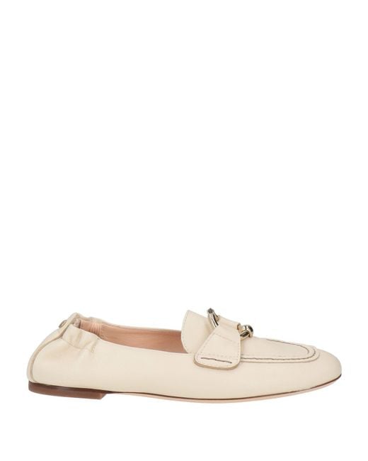 Agl Attilio Giusti Leombruni Natural Ivory Loafers Soft Leather