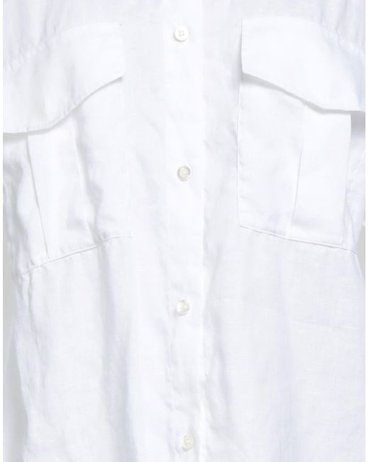 Aspesi White Shirt Linen