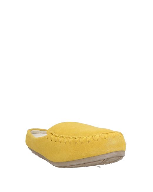 Mou Yellow Mules & Clogs