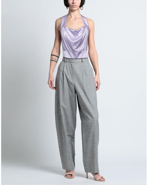 Pinko Purple Top Silk, Elastane
