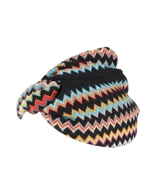 Missoni Black Hair Accessory Wool, Acrylic