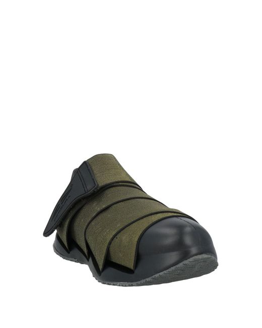 Fessura Green Sneakers Textile Fibers