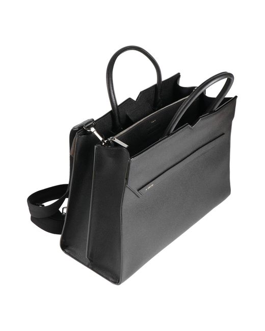 Borsa A Mano di Valextra in Black da Uomo