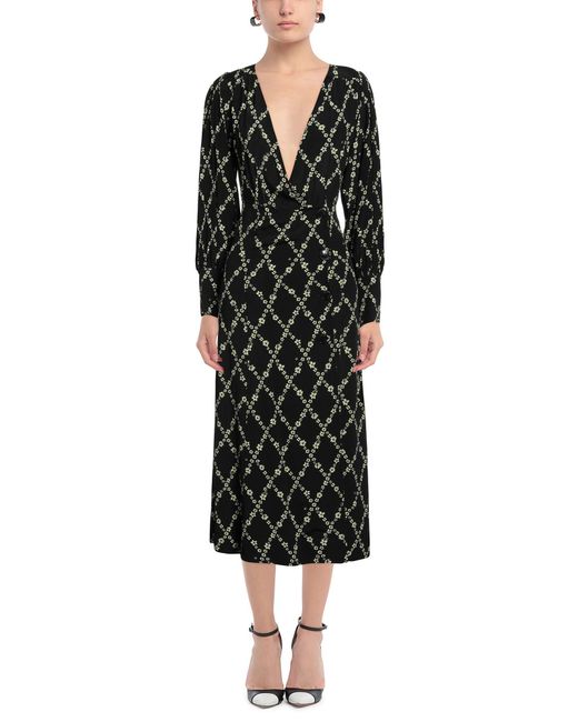 Ganni Black Midi Dress