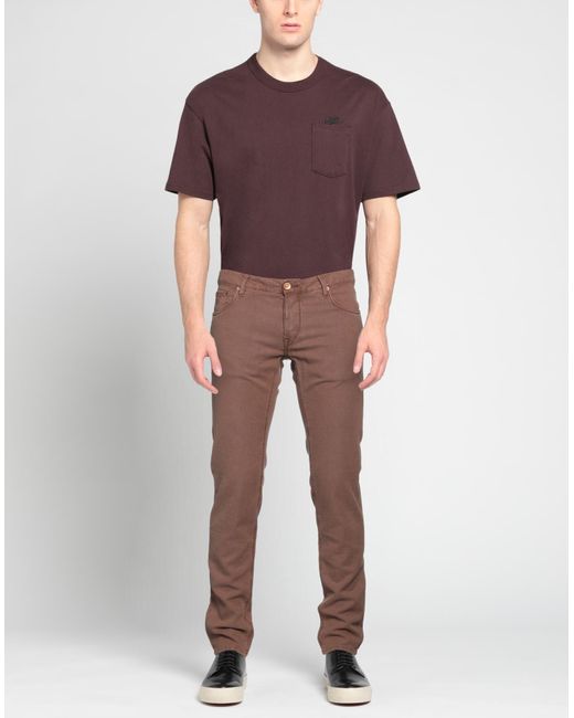Hand Picked Brown Pants for men