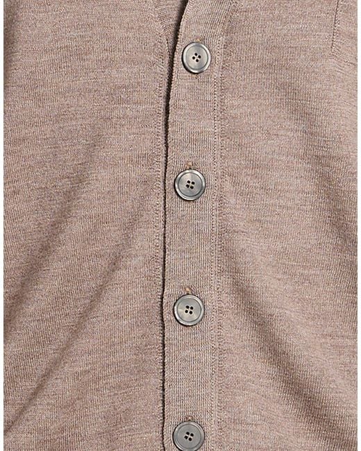 Alpha Studio Brown Cardigans for men