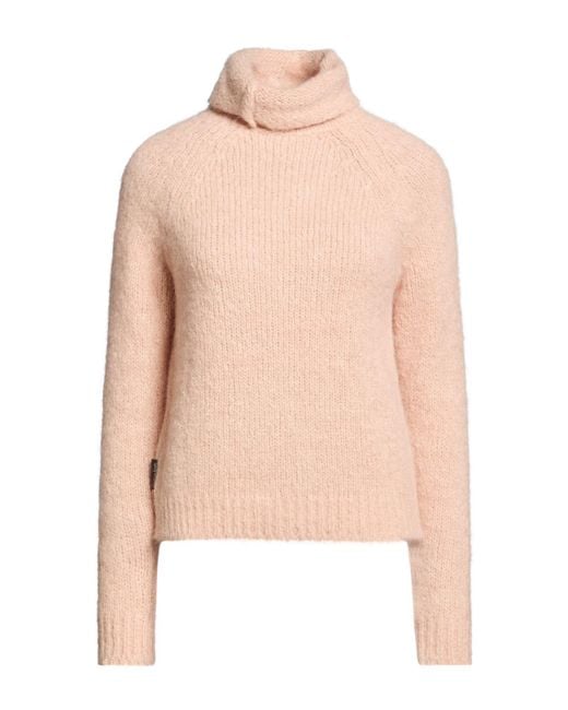 ALESSIA SANTI Pink Turtleneck Alpaca Wool, Polyamide, Wool, Viscose, Metallic Fiber