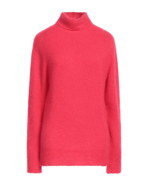 Kaos Pink Rollkragenpullover