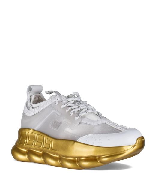 Versace White Sneakers Chain Reaction