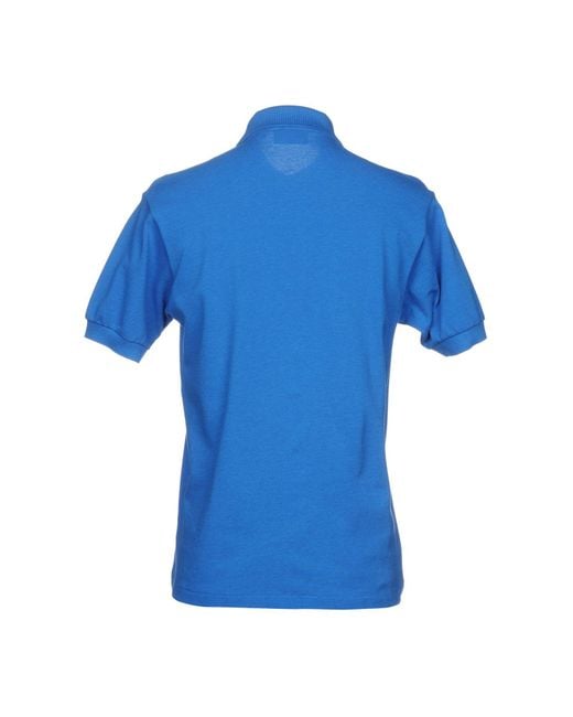 Lacoste Blue Polo Shirt Cotton for men