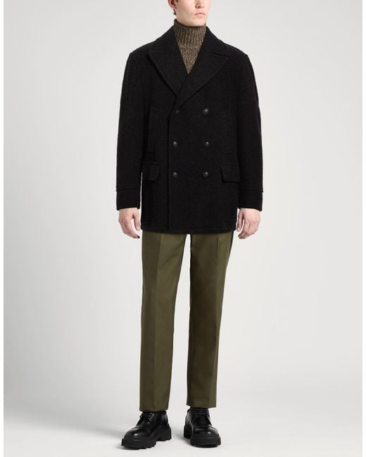 Tagliatore Black Coat for men