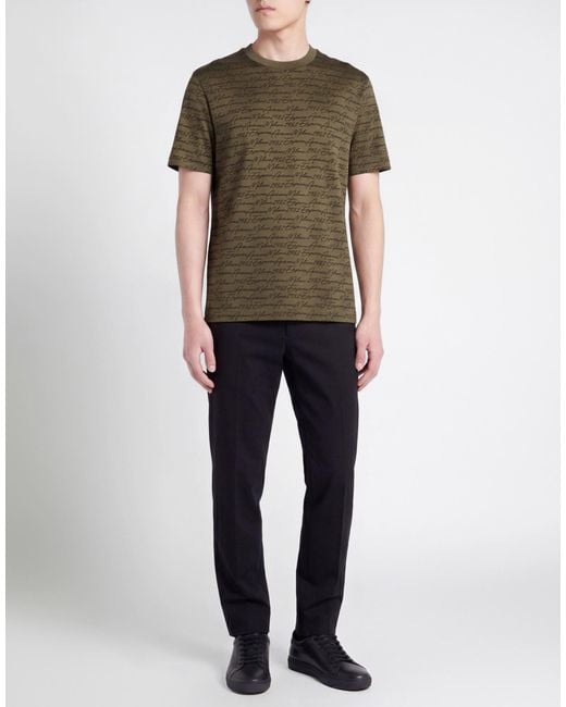 Emporio Armani Green T-Shirt for men