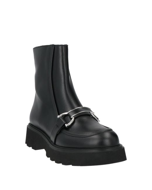 Frau Black Ankle Boots Leather