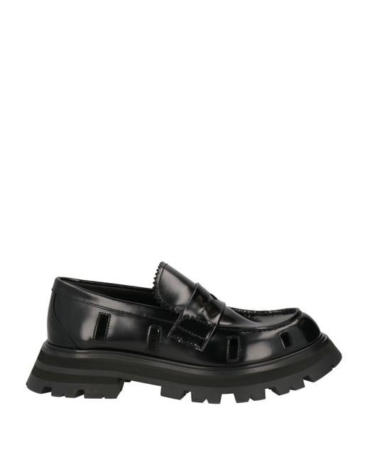Alexander McQueen Black Loafers