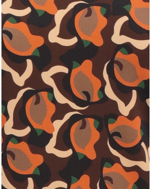 Maliparmi Brown T-Shirt Polyester, Viscose, Elastane