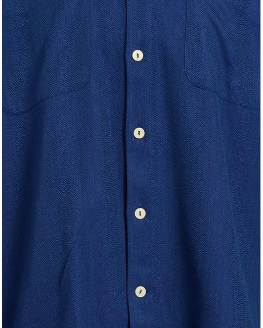 Pierre Cardin Blue Shirt Cotton for men