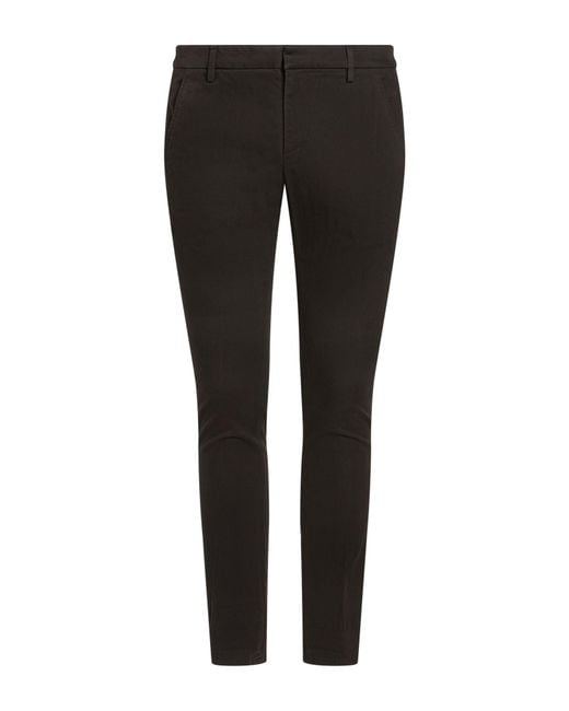 Dondup Black Pants for men
