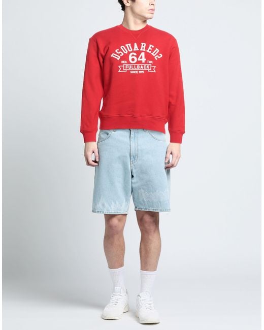 DSquared² Red Sweatshirt for men