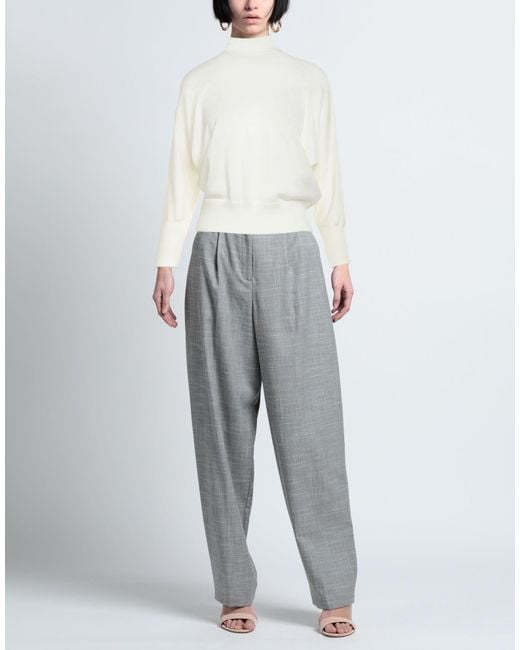 Max Mara White Turtleneck
