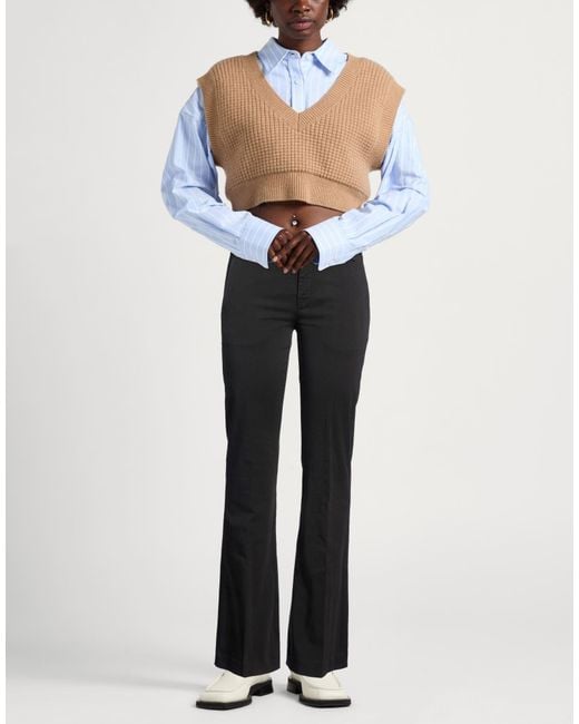 Dondup Black Pants Cotton, Elastane
