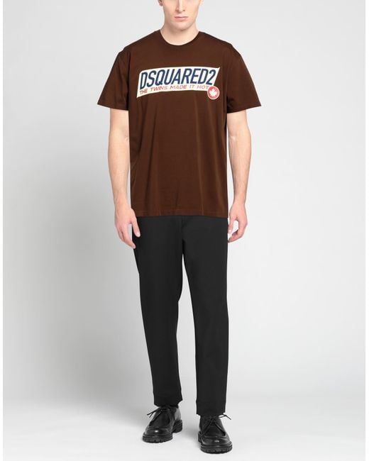 DSquared² Brown T-Shirts for men