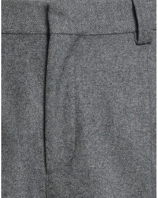 Maison Kitsuné Gray Pants Wool, Polyamide for men