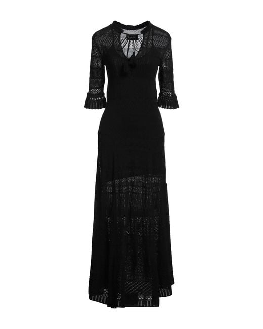 Zadig & Voltaire Black Maxi Dress Cotton