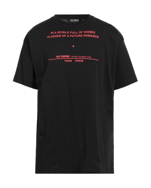 Raf Simons T-shirts in Black für Herren