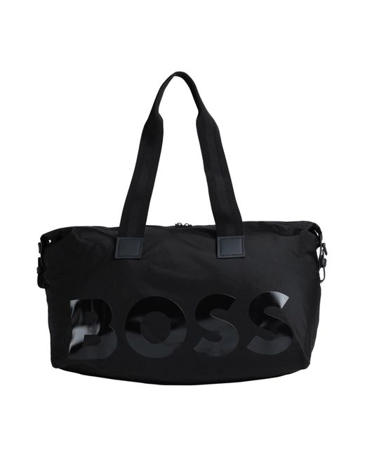 BOSS by HUGO BOSS Duffel Bags in Black for Men | Lyst