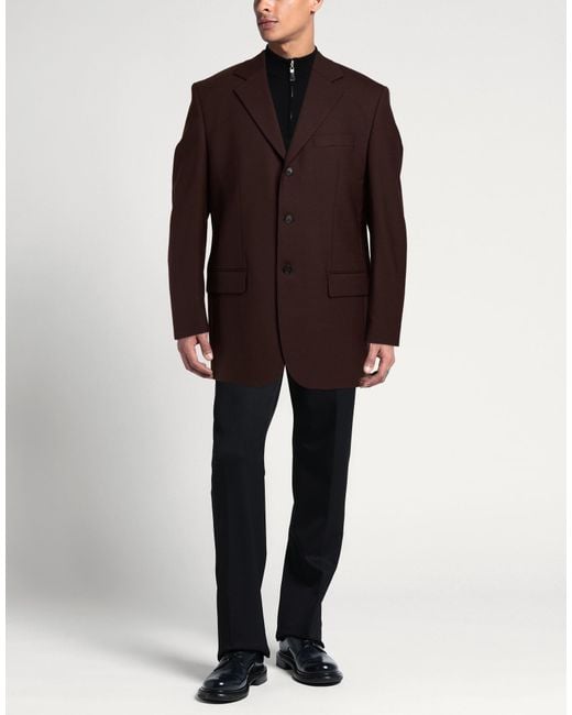 sunflower Brown Blazer Polyester, Virgin Wool, Elastane for men