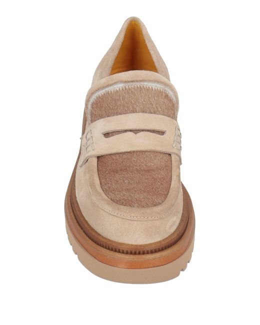 Mara Bini Natural Loafers Leather