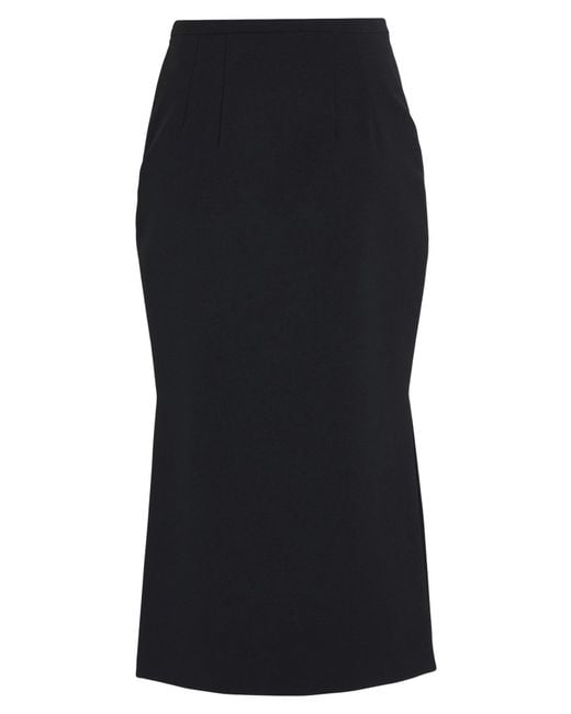 Philosophy Di Lorenzo Serafini Black Midi Skirt